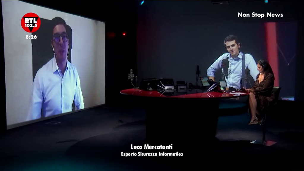Luca Mercatanti intervistato da RTL