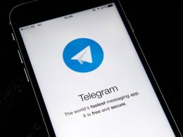 Anteprima di Telegram su uno smartphone